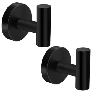 Bathroom Towel Robe Coat Hooks Stainless Steel Wall Mounted Door Hanger Kitchen