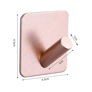 Self Adhesive Wall Hooks Towel Coat Key Bag Robe Hanger Bathroom Kitchen Hook