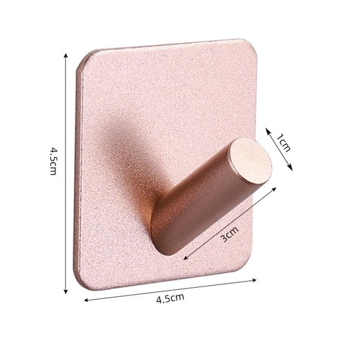 Self Adhesive Wall Hooks Towel Coat Key Bag Robe Hanger Bathroom Kitchen Hook